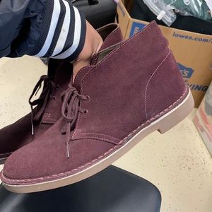 Clark’s suede/nubuck chukka